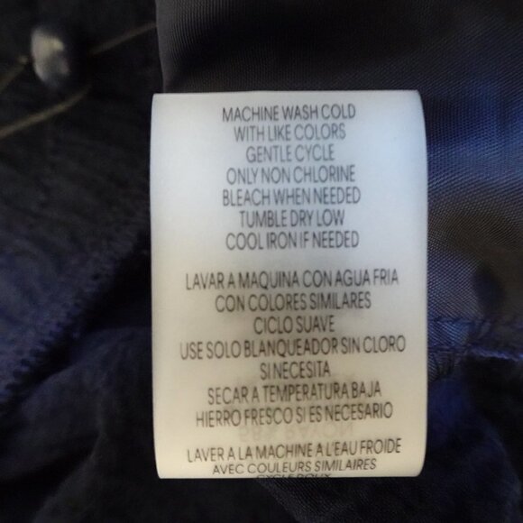 Calvin Klein Cropped Pants Women's Plus Size 3X Blue Pull On Crepe Lightweight - Picture 10 of 10